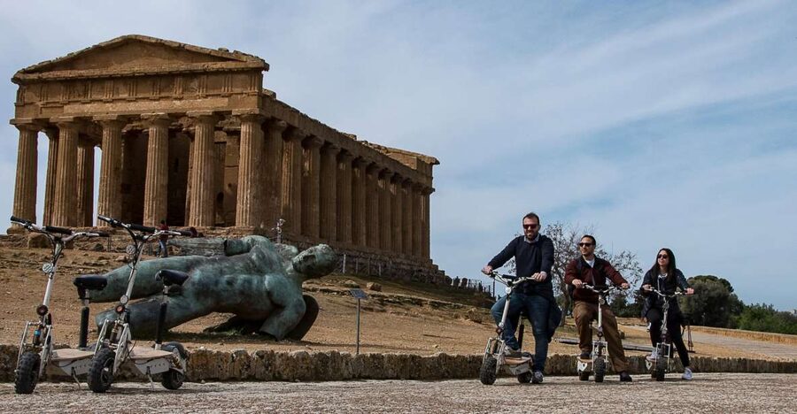 Agrigento: Valley of the Temples E-Scooter Tour - Starting along the Via Sacra