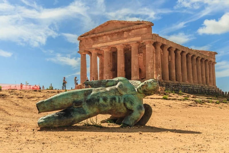 Agrigento: Valley of the Temples Ticket & App Audioguide - Walking past the major Doric temples