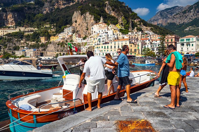 Amalfi Coast Boat Tour from Sorrento with Positano Visit - Amalfi: a short independent visit by the waterfront
