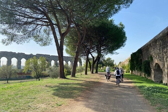 Appian Way, Catacombs and Aqueducts Park Tour with Top E-Bike - Aqueducts Park and Rome’s water system