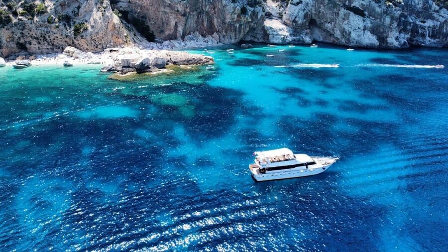 Arbatax: Gulf of Orosei Day Tour by Boat - Coastal sights before the first swim
