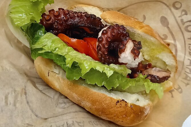 Bari’s Ultimate Street Food Tour - Small Group by Do Eat Better - The octopus sandwich on Corso Vittorio Emanuele II