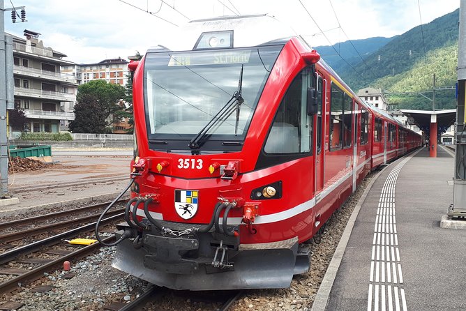 Bernina Red Train, Swiss Alps & St Moritz From Milan - Arriving in St. Moritz at 1,856 meters