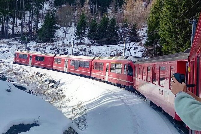 Bernina Red Train, Swiss Alps & St Moritz From Milan - The Lake Como and Piantedo morning stop