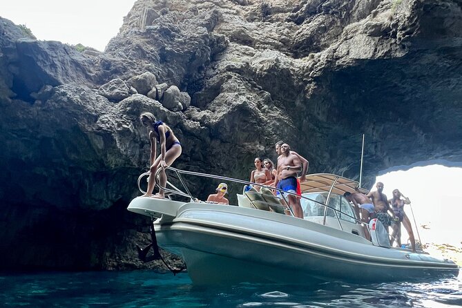 Boat tour to Egadi Favignana and Levanzo islands from Trapani - Cala Rossa brings the famous Favignana view