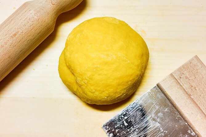 Bologna Local Pasta Cooking Class, Ragu, Spritz, Wine & Gelato - Rolling tagliatelle with eggs and flour