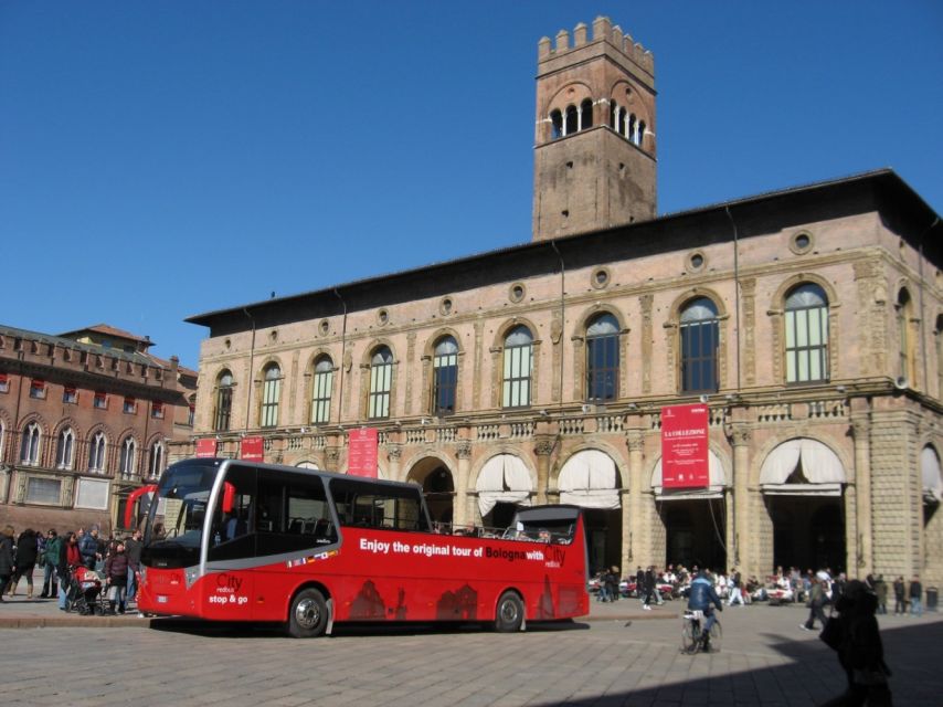 Bologna: Open Bus City Tour and Local Food Tasting - The 50-minute open-top bus route