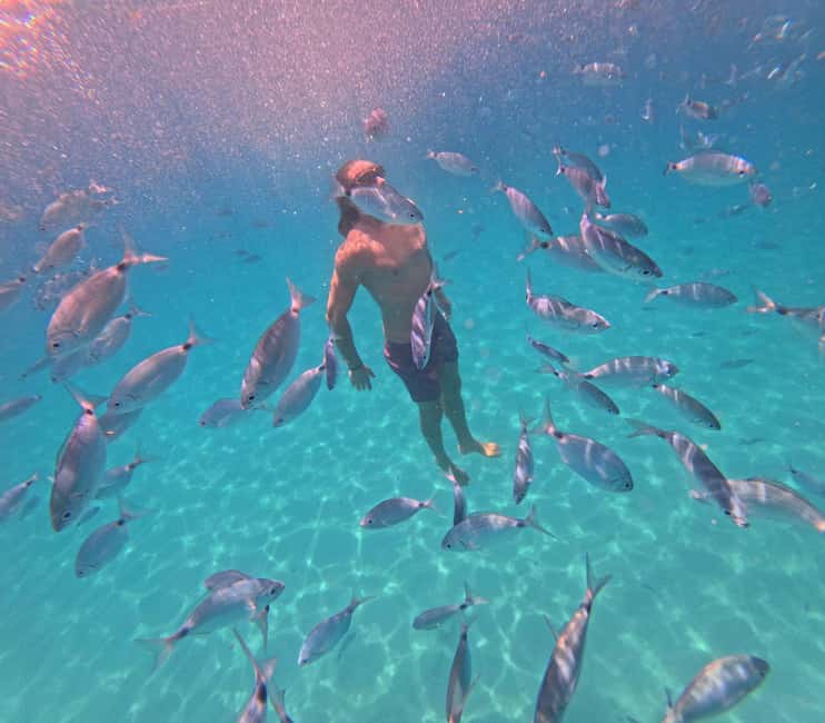 Cagliari: Boat Tour, 4 Stops, Swim, Snorkeling, & 1 Spritz - Poetto Beach brings the route back toward town