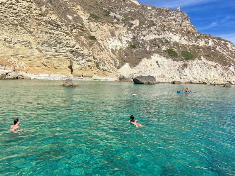 Cagliari: Boat Tour with 4 Swim Stops, Snorkeling & Prosecco - The possible swim stops around Devils Saddle