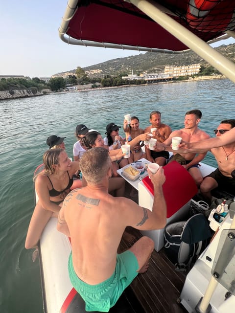 Cagliari: Devil's Saddle Boat Tour with Spritz and Chips - Cala Mosca, the easy first swim
