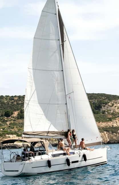 Cagliari: Sailing Tour with 4 Stops, Snorkeling and Prosecco - Cala Mosca, your first chance to swim
