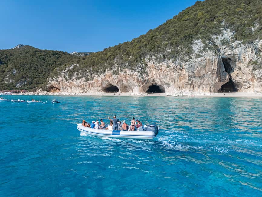 Cala Gonone: Gulf of Orosei Dinghy Cruise with Swim Stops - Beach stops at Cala Mariolu, Cala Biriola, and Cala Luna