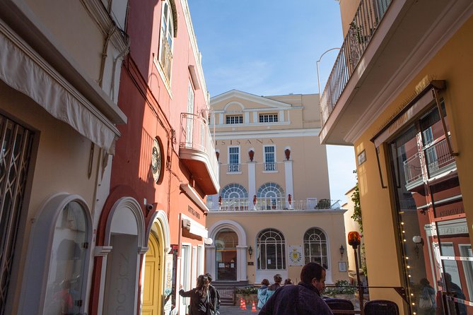 Capri and Blue Grotto Day Tour from Naples or Sorrento - Capri town and La Piazzetta