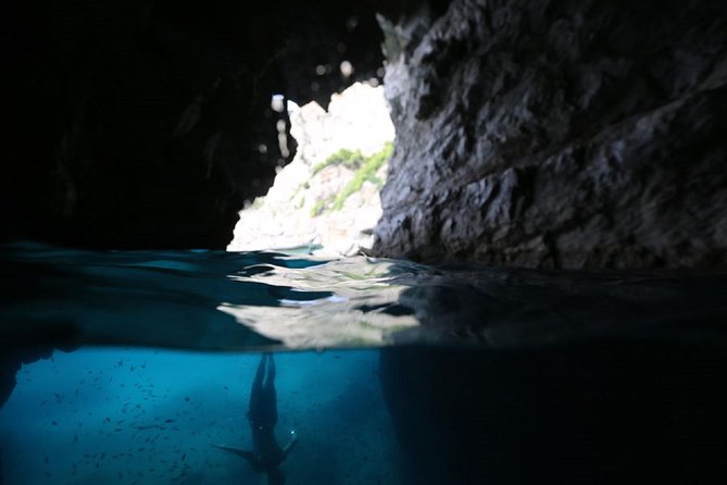Capri & Blue Grotto Semi Private Boat Day Trip from Sorrento - Swimming, snacks, and a Caprese lunch