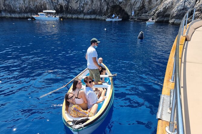 Capri Blue Grotto Small-Group Boat Day Tour From Sorrento - Cruising past Capri’s caves and lighthouse