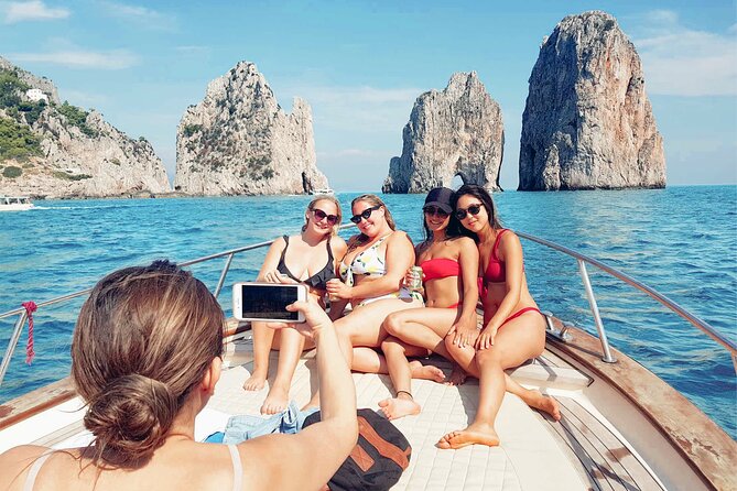 Capri Boat Tour with Optional Blue Grotto Visit from Sorrento - Starting at Marina della Lobra