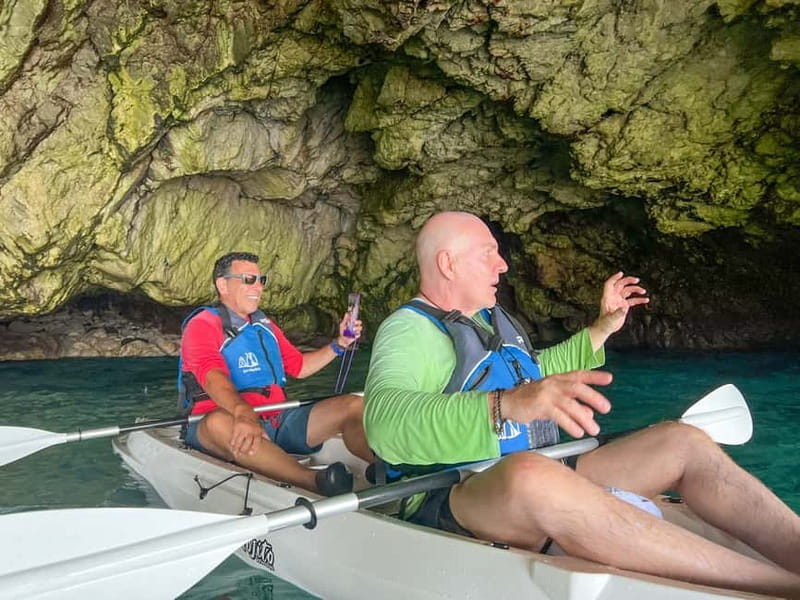 Capri: Caves and Beaches Kayaking Tour with GoPro Photos - The guides make the short route worthwhile