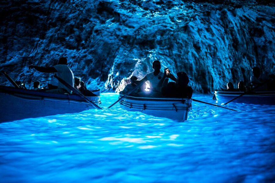 Capri: Island Boat Tour with Blue Grotto Stop - The eastern coast: Tiberius and Capri’s white cliffs