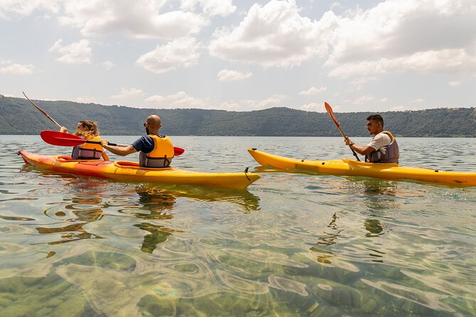 Castel Gandolfo Lake Kayak and Swim Tour - Meeting at Anagnina and reaching the lake
