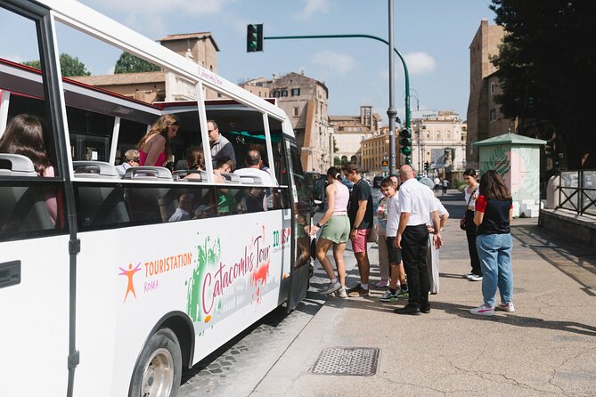 Catacombs Tour with Transfer – Optional Capuchin Crypt or Trevi - Starting at Touristation Aracoeli