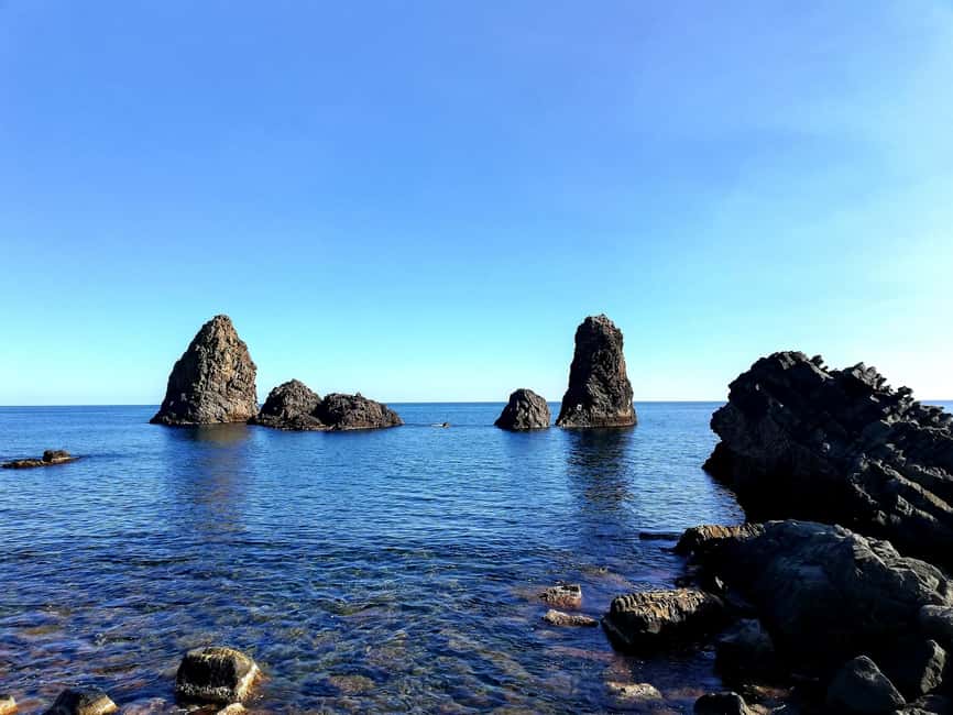 Catania: Cyclops Coast Cruise with Appetizer & Snorkeling - The Sicilian aperitif on board