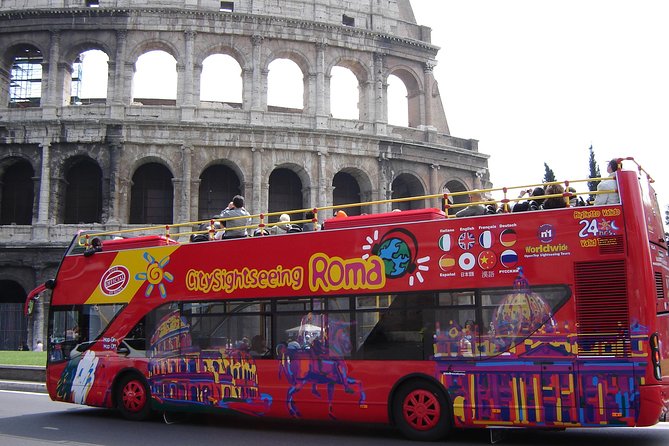 City Sightseeing Rome Hop-On Hop-Off Bus Tour - Audio commentary, seats, and views