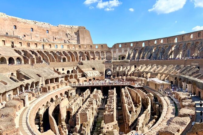 Colosseum with Arena, Roman Forum and Palatine Hill Guided Tour - Why the Colosseum Arena floor changes the visit