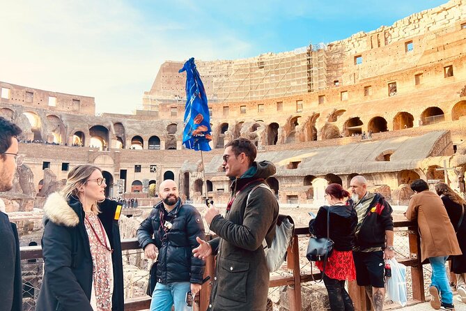 Colosseum with Arena, Roman Forum and Palatine Hill Guided Tour - Choosing the audio guide option