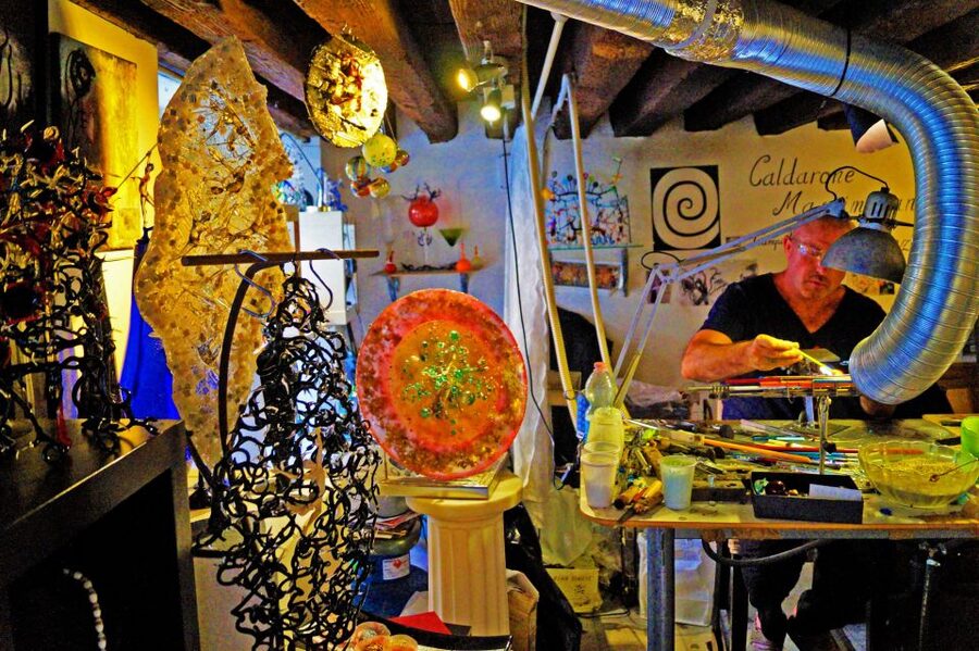 Create Your Glass Artwork: Private Lesson With Local Artisan - Making your own pendant in about an hour