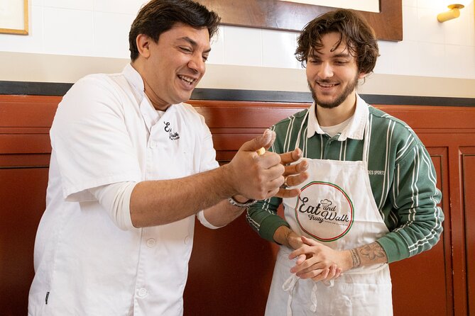 Enjoy Spritz and Pasta Making in Piazza Navona - The shared meal near the end