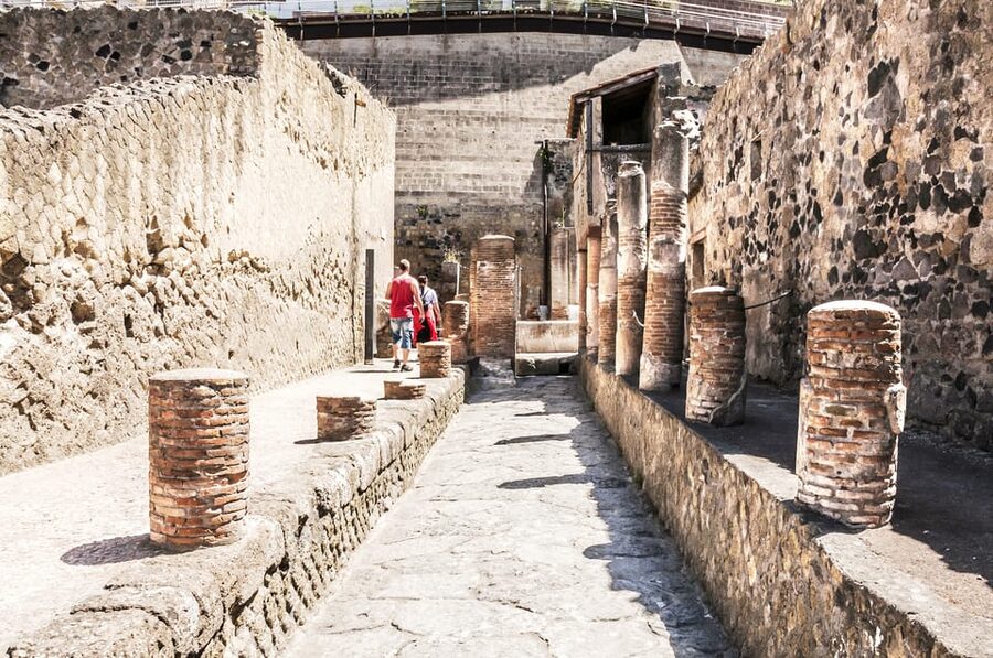 Ercolano: Herculaneum Entry Ticket with Optional Audio Guide - The cobbled streets and preserved homes