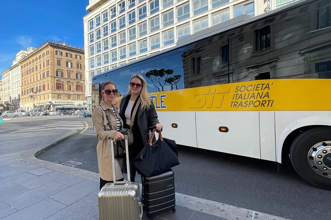 Fiumicino Airport Shared Shuttle Bus to Rome Termini & Vatican - Price and who gets the best deal