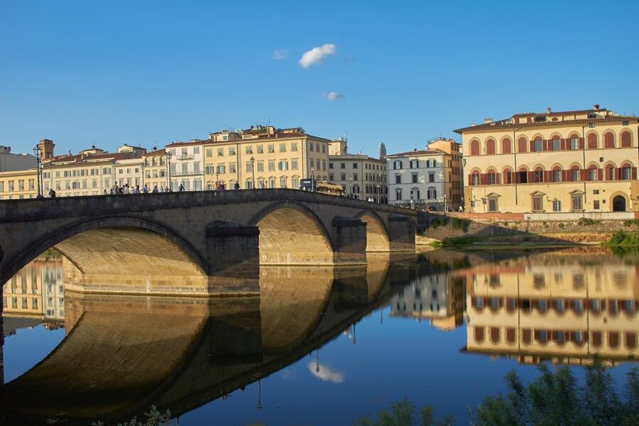 Florence: 2-Hour Guided Sightseeing Bike Tour - The climb and views toward Piazzale Michelangelo