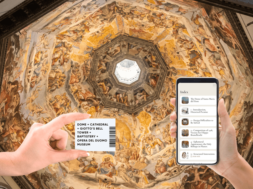 Florence: Cathedral & Brunelleschi's Dome Ticket & Audio App - The 72-Hour Duomo Pass