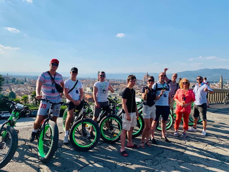 Florence: E-Bike Tour with Michelangelo Square - Riding through Florence’s historic center