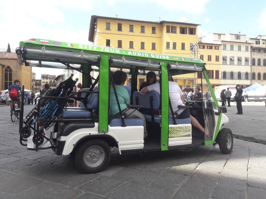 Florence: Eco-Friendly Golf Cart City Tour with Audio Guide - Medici clues, the legend of Berta, and the train station