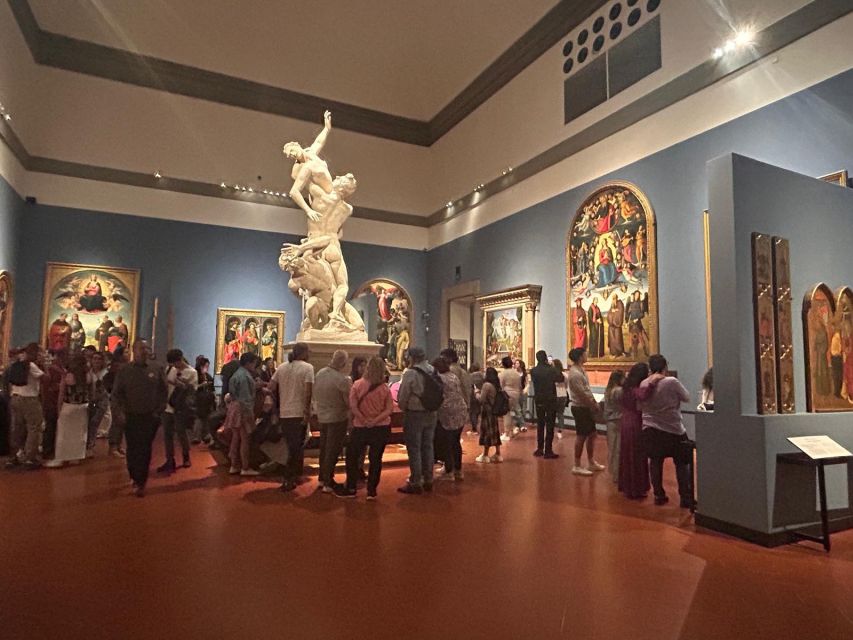 Florence: Michelangelo's David Entrance Ticket and Audio App - The upper floor and medieval altarpieces