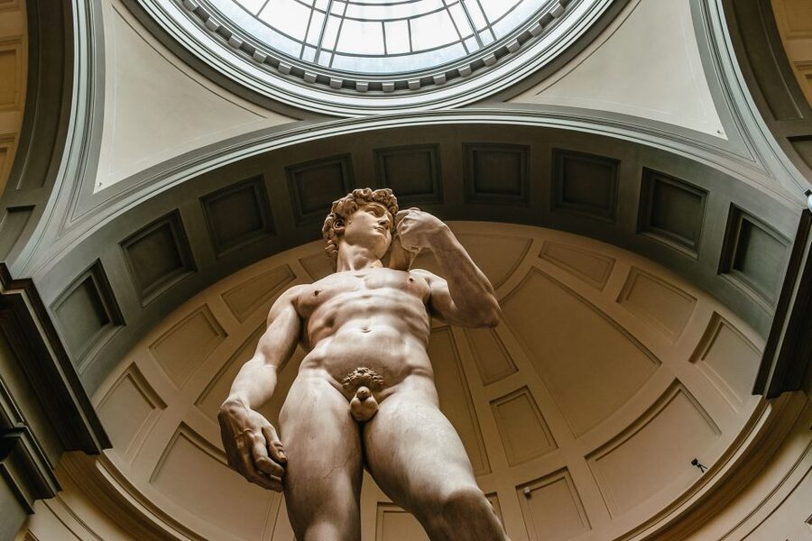 Florence: Michelangelo's David Skip-the-Line Entry Ticket - The Hall of Michelangelo: unfinished marble with a pulse