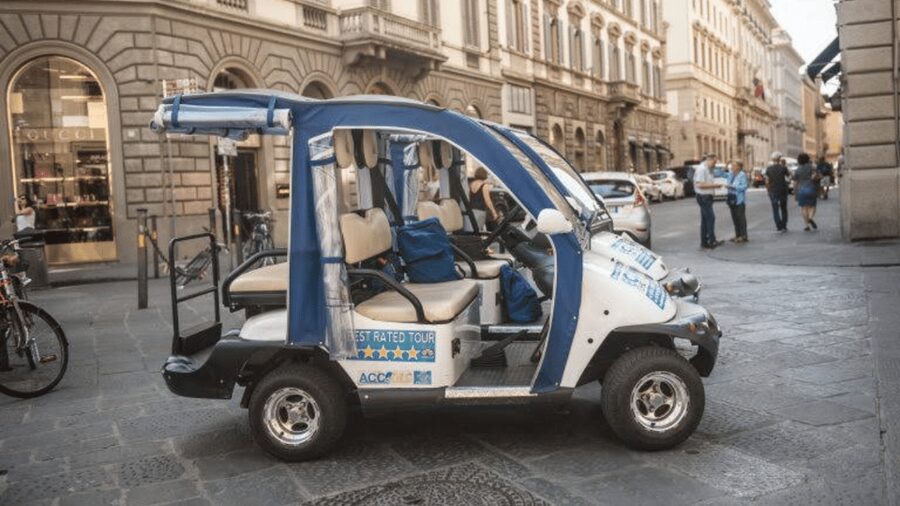 Florence: Old Town Golf Cart Excursion - Across Santa Trinita Bridge to the Oltrarno