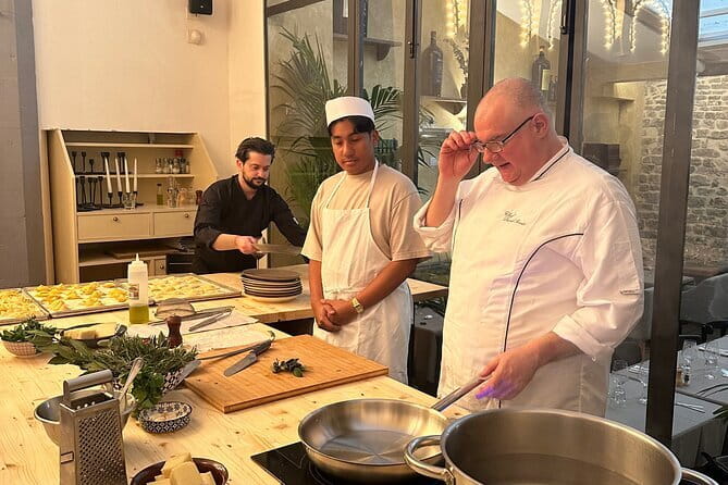 Florence: Pasta Cooking Class with Unlimited Wine - Tuscan wine and unlimited soft drinks