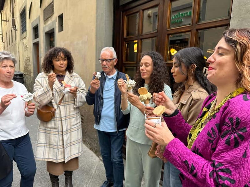 Florence: Street Food Tour with Wine & Local Guide - Local shops and food stops with a family feel