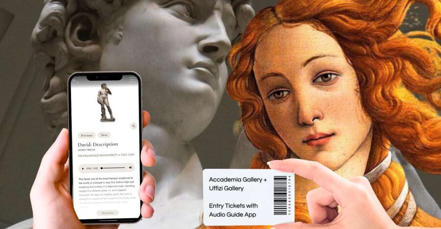 Florence: Uffizi & Accademia Priority Tickets with Audio App - Key points to know