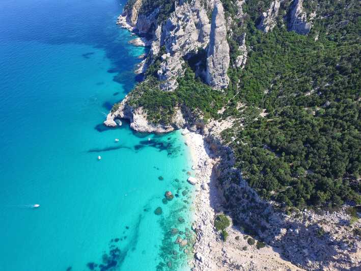 From Arbatax: Full-Day Guided Boat Tour of the Baunei Coast - Cala Mariolu, the first major swim