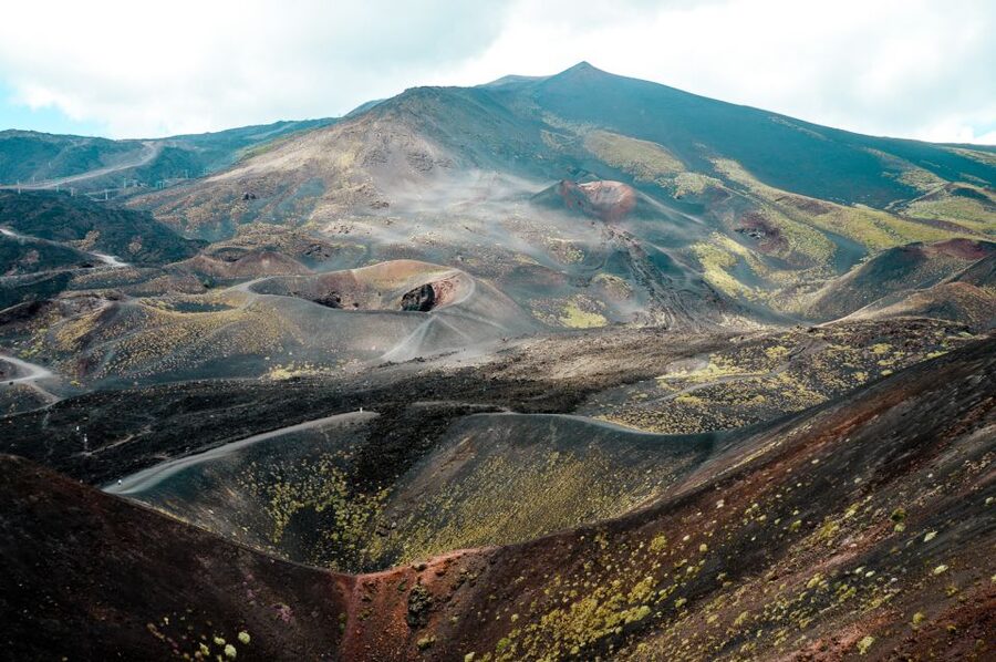 From Catania: Mount Etna Sunset Tour with Tasting and Cave - At a glance