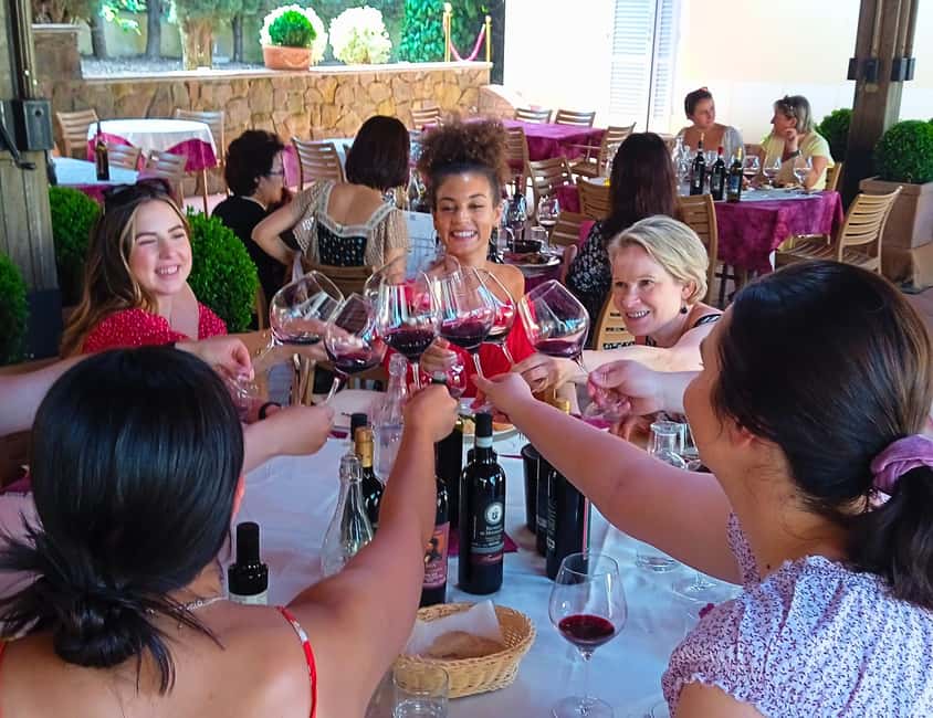From Florence: Tuscany & San Gimignano Tour with 2 Tastings - Second winery: family wine, local oil, and broad views