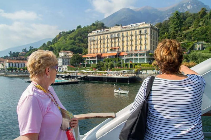 From Milan: Lake Como, Bellagio & Varenna with Private Boat - The private cruise past villas and gardens