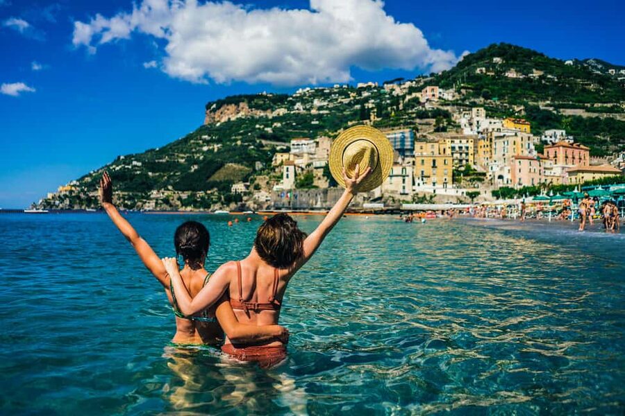 From Naples: Amalfi Coast Full-Day Trip - Positano from the coastal viewpoint