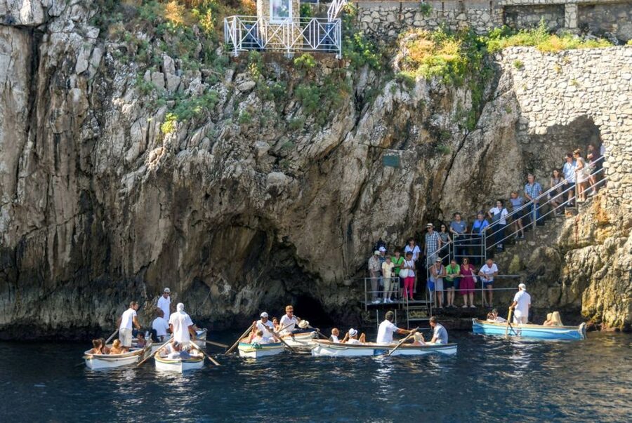 From Naples: Capri, Anacapri, and Blue Grotto Full-Day Trip - The Blue Grotto: beautiful, famous, and uncertain