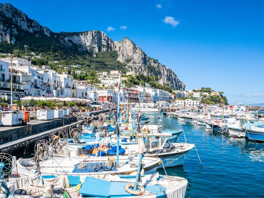 From Naples: Capri, Anacapri, and Blue Grotto Full-Day Trip - The fast ferry across the Bay of Naples