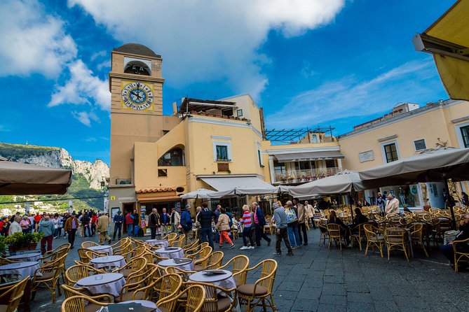 From Naples: Capri and Anacapri Small Group Tour + Ferry - Augustus Gardens and the Faraglioni view